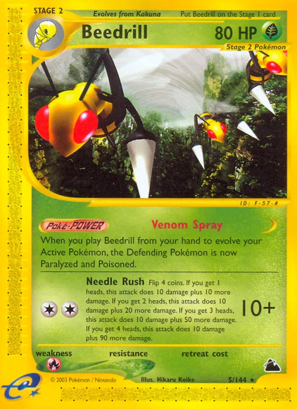 Beedrill Skyridge card