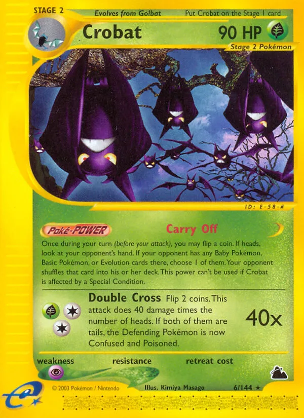 Crobat #6 Skyridge Pokemon card