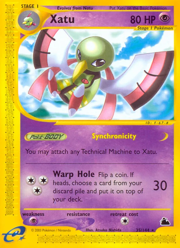 Xatu #35 Skyridge Pokemon card