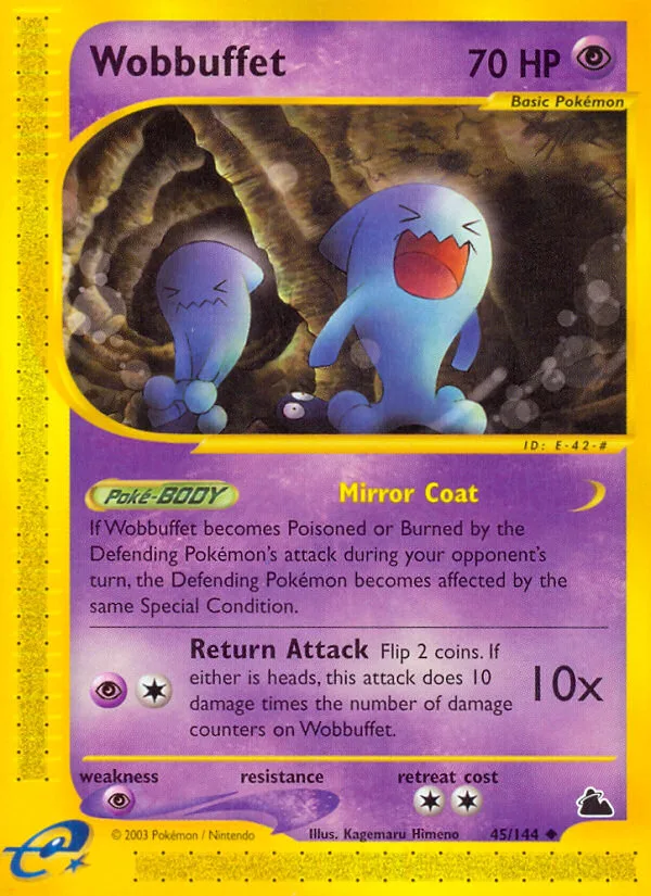 Wobbuffet #45 Skyridge Pokemon card