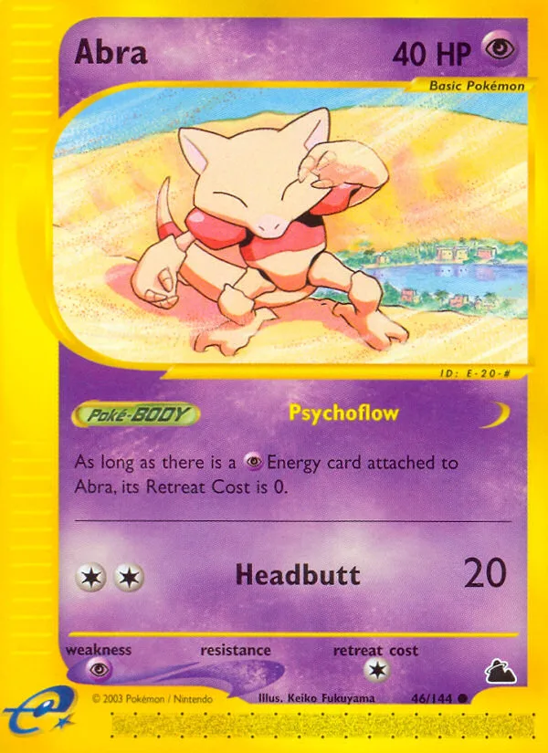 Abra #46 Skyridge Pokemon card