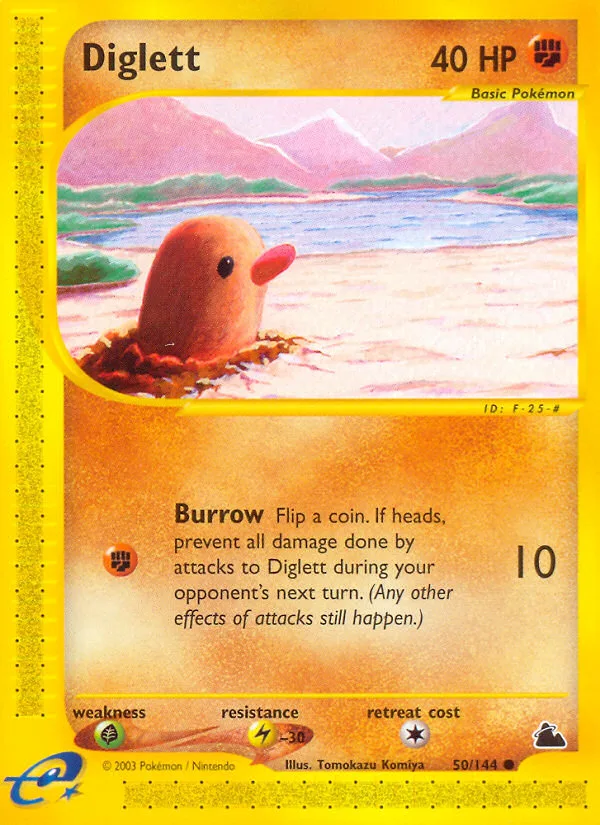 Diglett #50 Skyridge Pokemon card