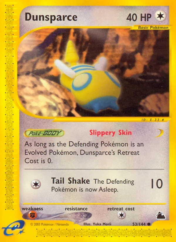 Dunsparce #53 Skyridge Pokemon card