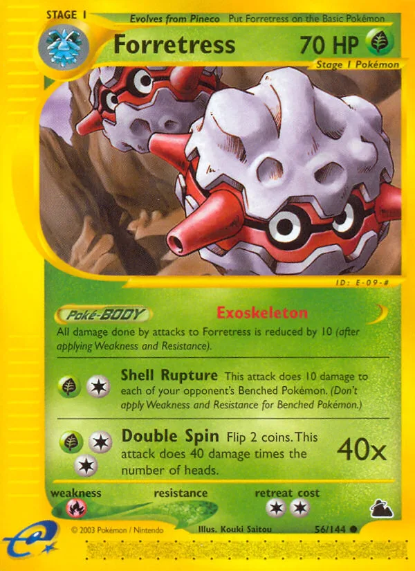 Forretress #56 Skyridge Pokemon card