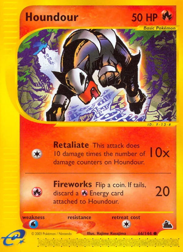 Houndour #66 Skyridge Pokemon card