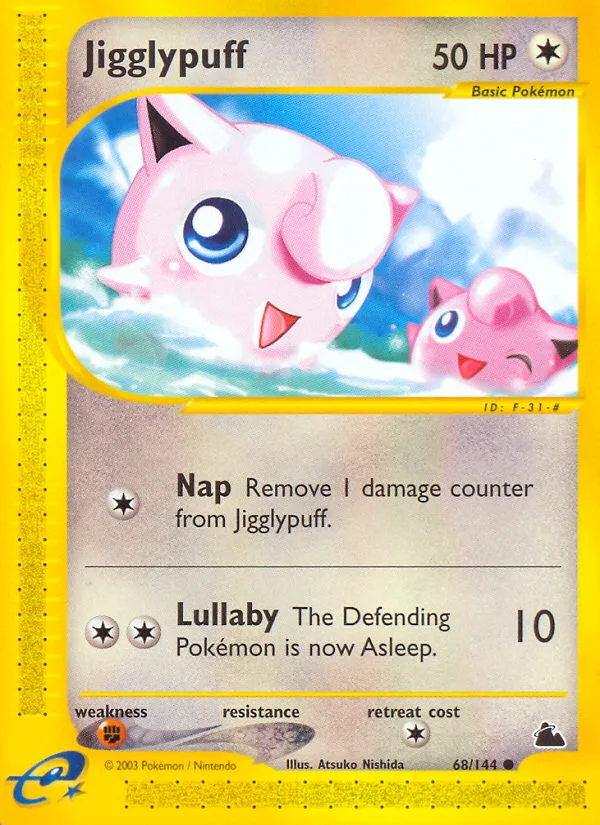 Jigglypuff #68 Skyridge Pokemon card