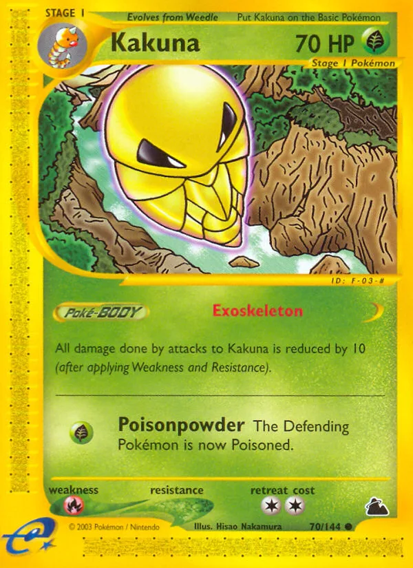 Kakuna #70 Skyridge Pokemon card