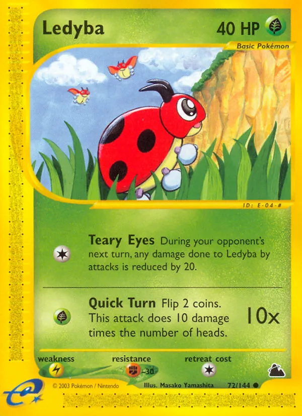 Ledyba #72 Skyridge Pokemon card