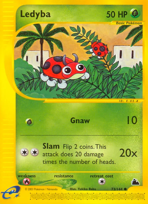 Ledyba #73 Skyridge Pokemon card