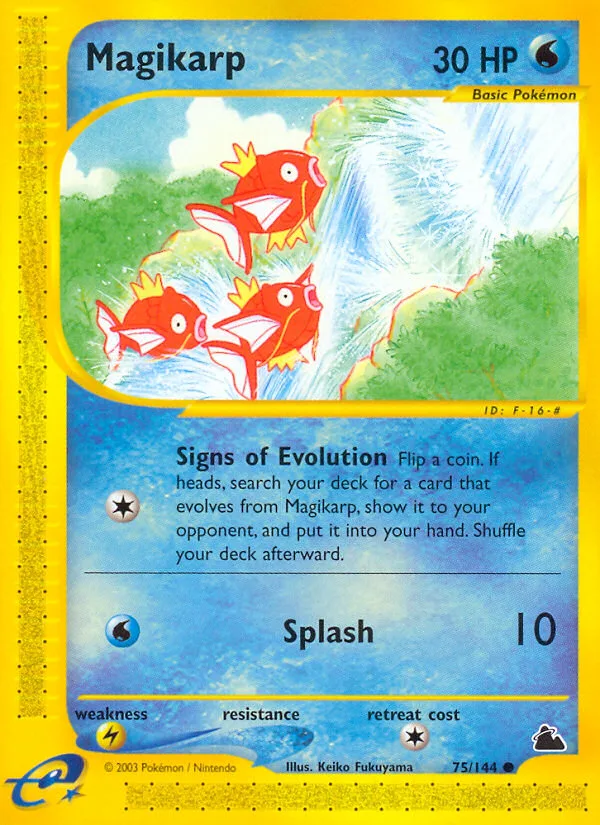 Magikarp #75 Skyridge Pokemon card