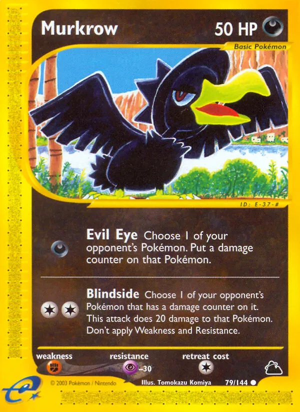 Murkrow #79 Skyridge Pokemon card