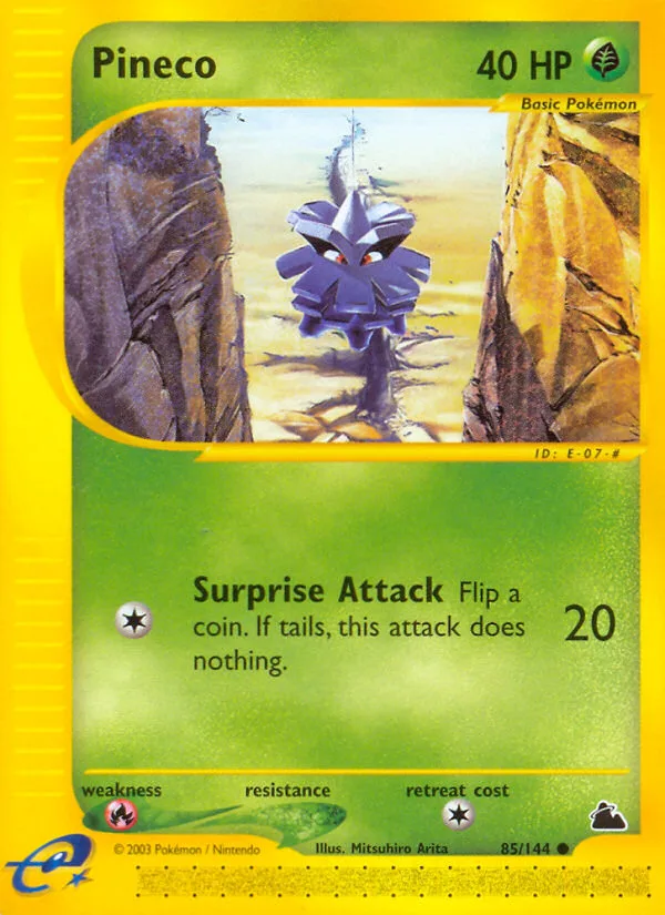 Pineco #85 Skyridge Pokemon card