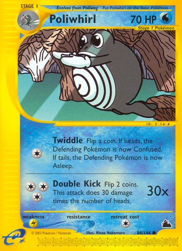 Poliwhirl #88 Skyridge Pokemon card