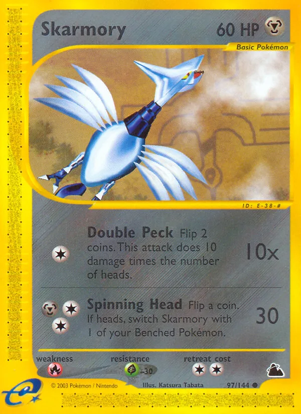 Skarmory #97 Skyridge Pokemon card