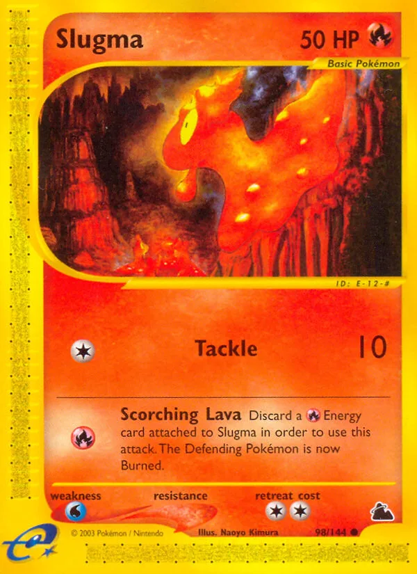 Slugma #98 Skyridge Pokemon card