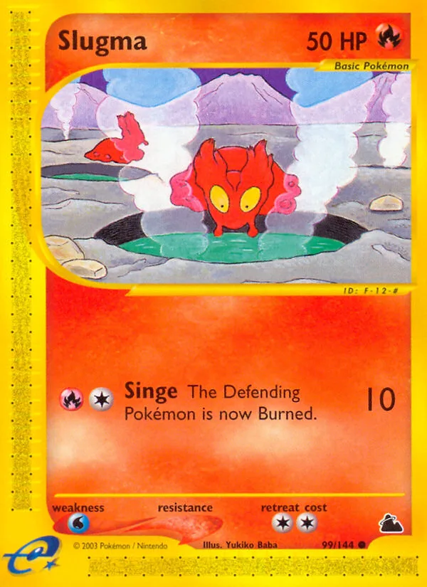 Slugma #99 Skyridge Pokemon card