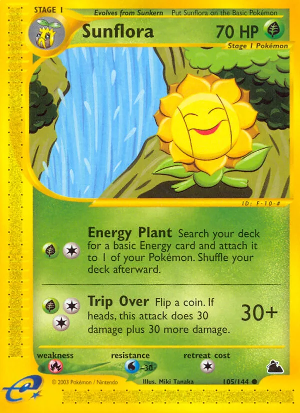 Sunflora #105 Skyridge Pokemon card