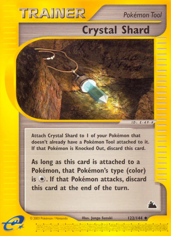 Crystal Shard #122 Skyridge Pokemon card