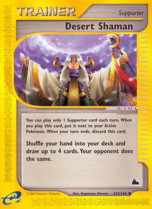 Desert Shaman #123 Skyridge Pokemon card