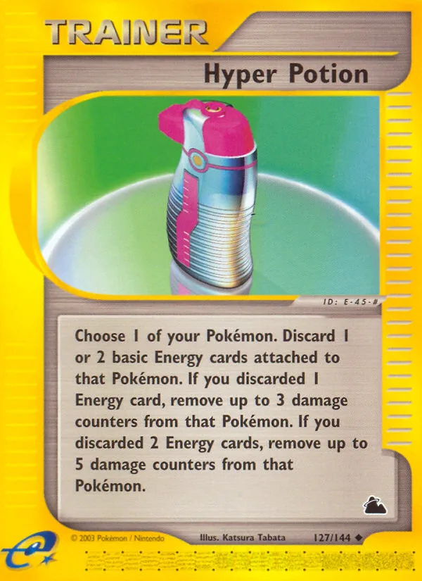 Hyper Potion #127 Skyridge Pokemon card
