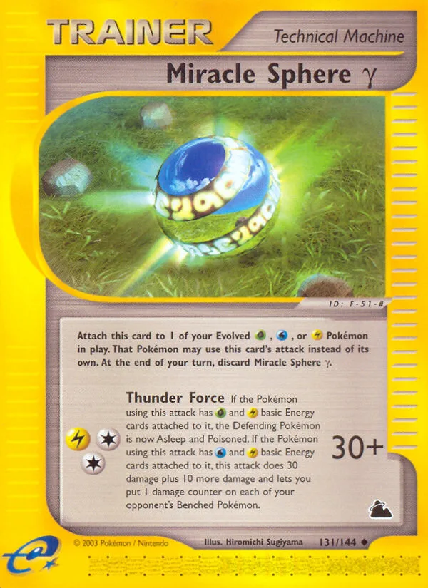 Miracle Sphere γ #131 Skyridge Pokemon card