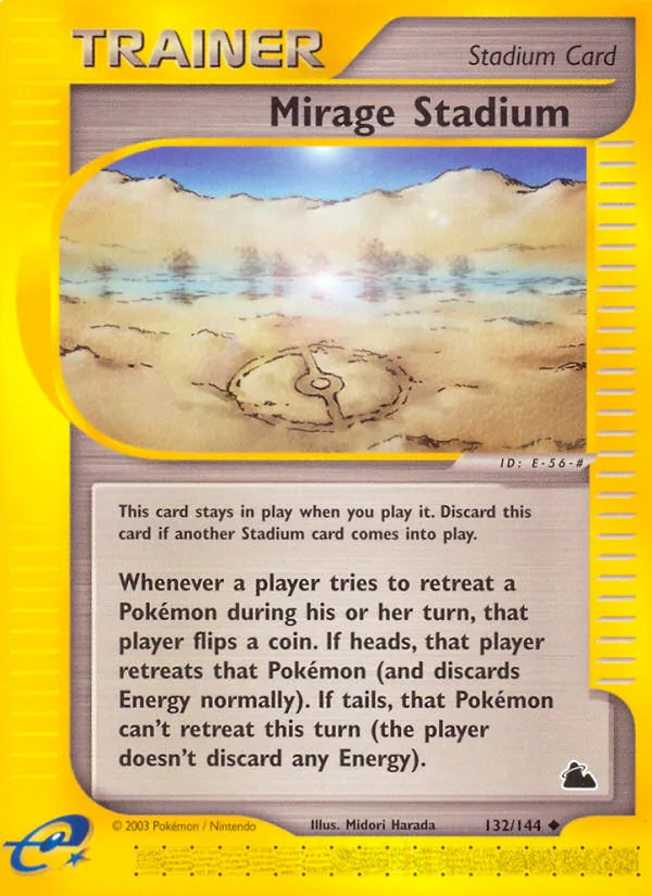 Mirage Stadium #132 Skyridge Pokemon card