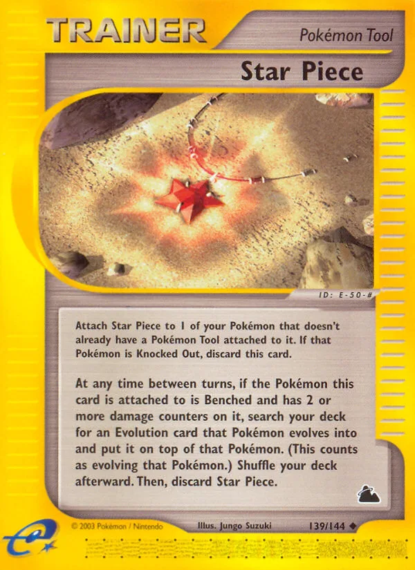 Star Piece #139 Skyridge Pokemon card