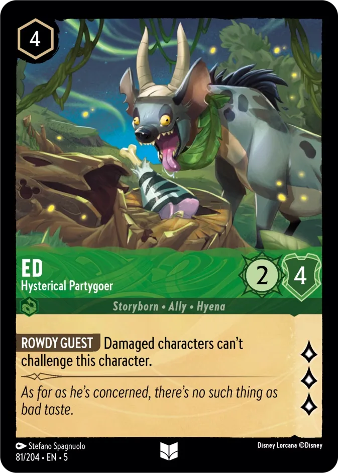 Ed #81 Shimmering Skies Disney Lorcana card