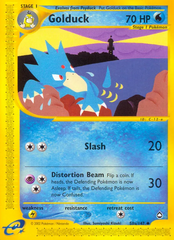 Golduck Aquapolis card