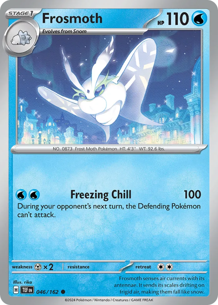 Frosmoth #46 Temporal Forces Pokemon card
