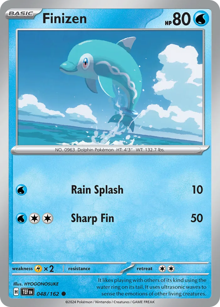 Finizen #48 Temporal Forces Pokemon card