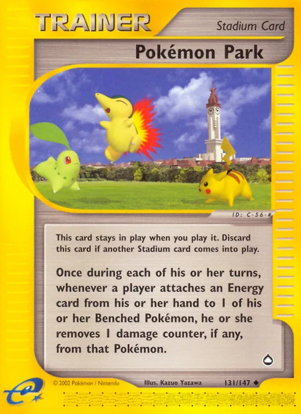 Pokémon Park #131 Aquapolis Pokemon card