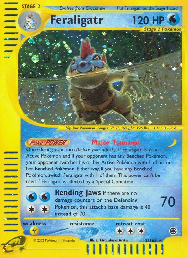 Feraligatr #12 Expedition Base Set Pokemon card