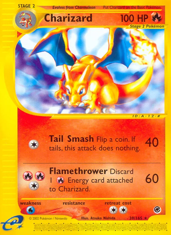 Charizard #39 Expedition Base Set Pokemon card