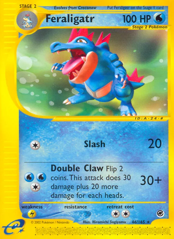 Feraligatr #46 Expedition Base Set Pokemon card
