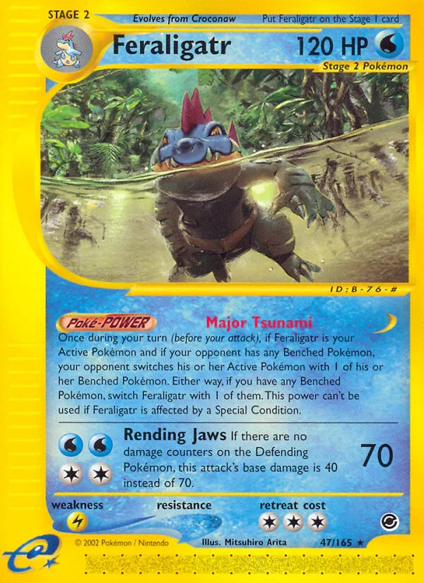 Feraligatr #47 Expedition Base Set Pokemon card