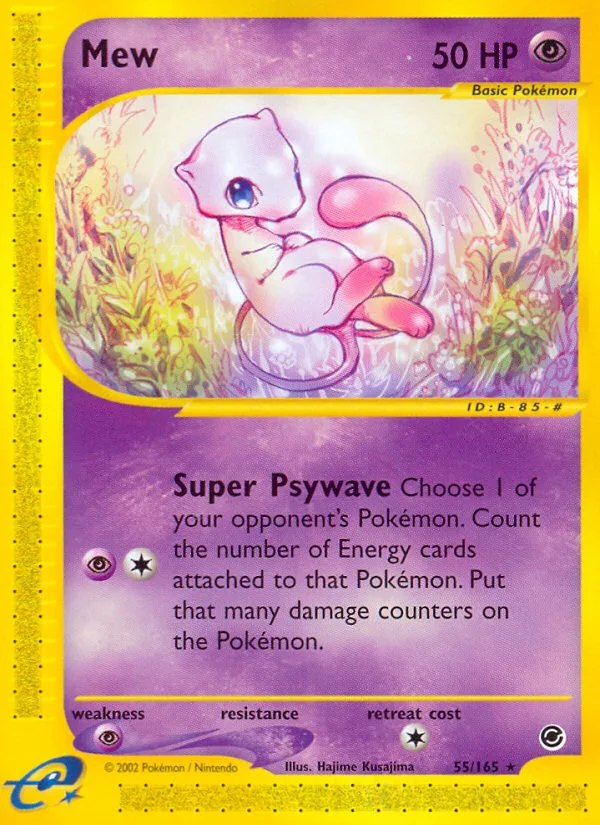 Mew #55 Expedition Base Set Pokemon card
