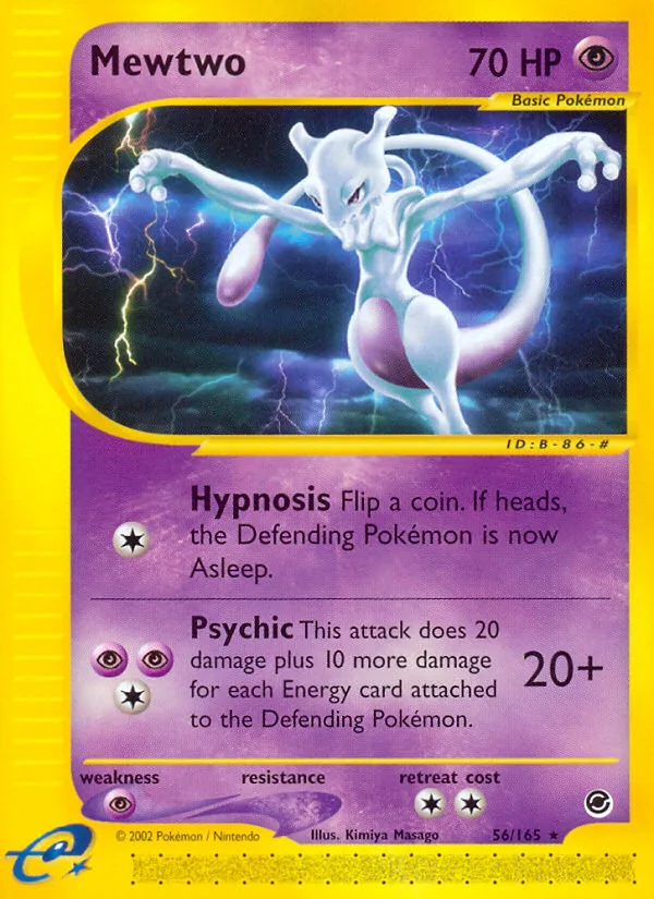 Mewtwo #56 Expedition Base Set Pokemon card