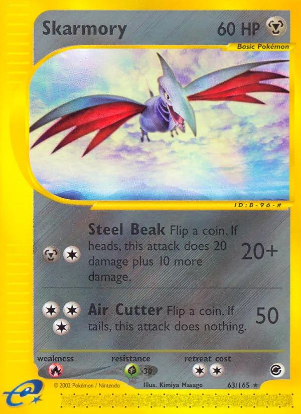 Skarmory #63 Expedition Base Set Pokemon card