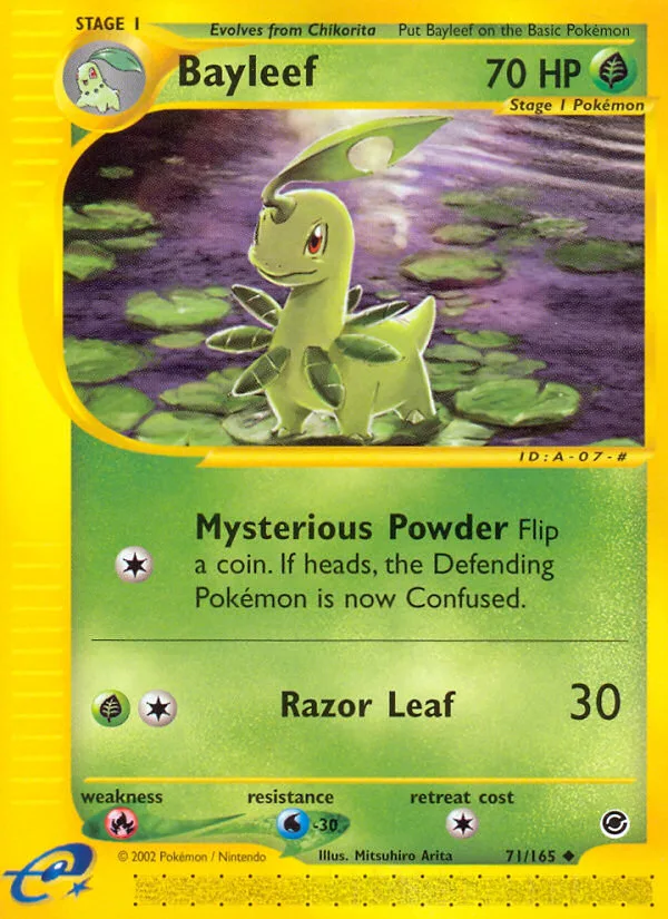 Bayleef #71 Expedition Base Set Pokemon card