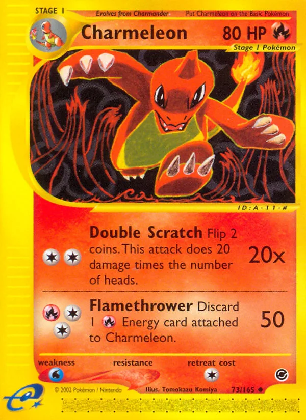 Charmeleon #73 Expedition Base Set Pokemon card