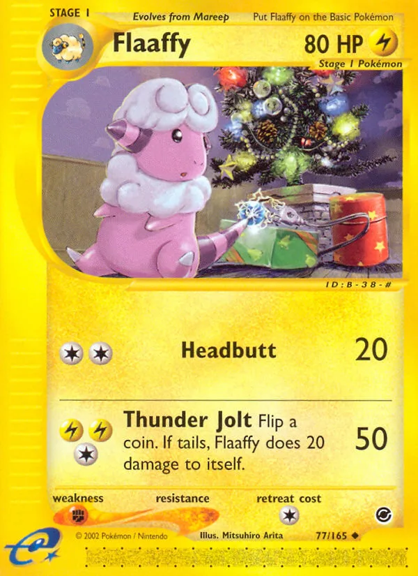 Flaaffy #77 Expedition Base Set Pokemon card