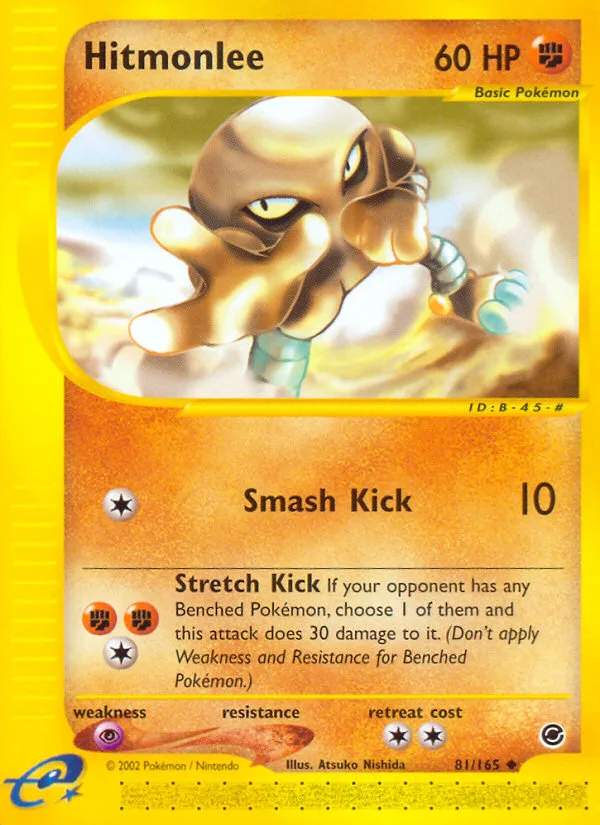 Hitmonlee #81 Expedition Base Set Pokemon card