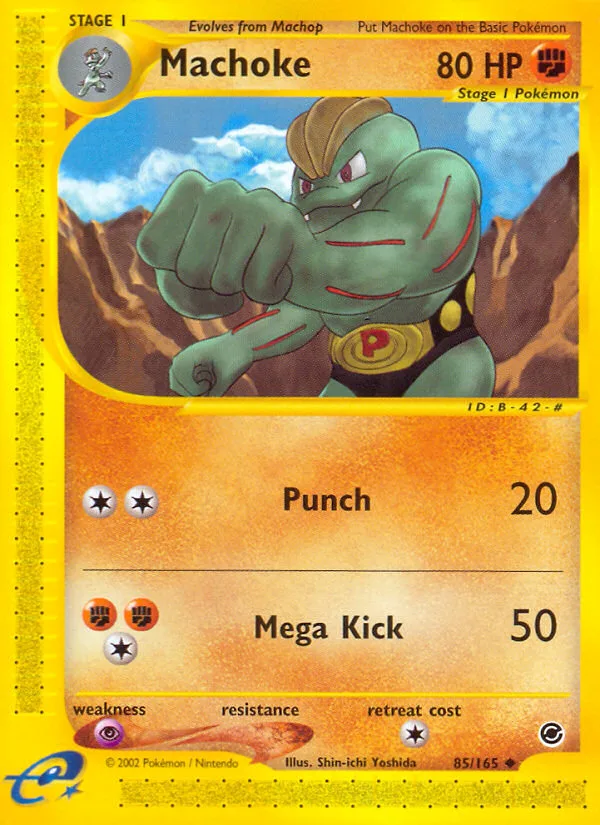 Machoke #85 Expedition Base Set Pokemon card