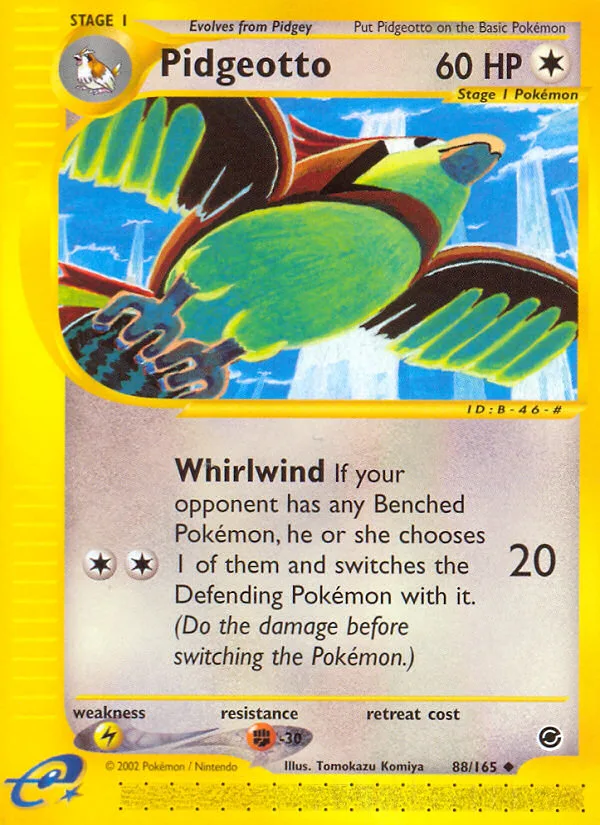 Pidgeotto #88 Expedition Base Set Pokemon card