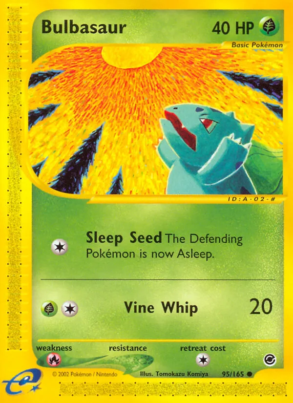 Bulbasaur #95 Expedition Base Set Pokemon card