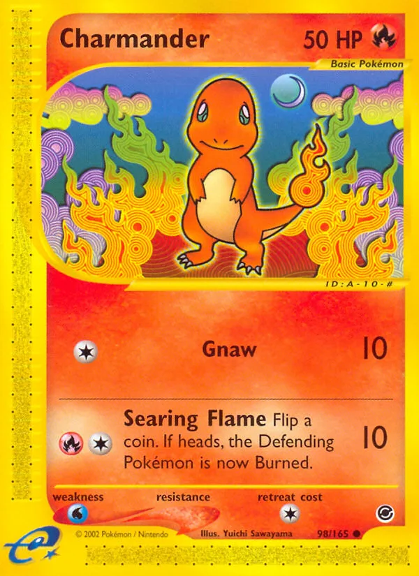 Charmander #98 Expedition Base Set Pokemon card
