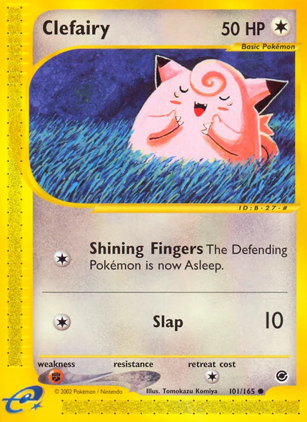 Clefairy #101 Expedition Base Set Pokemon card