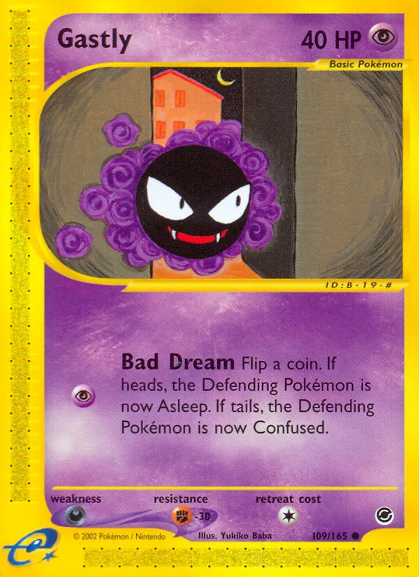 Gastly Expedition Base Set card