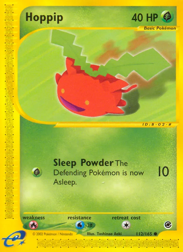 Hoppip #112 Expedition Base Set Pokemon card